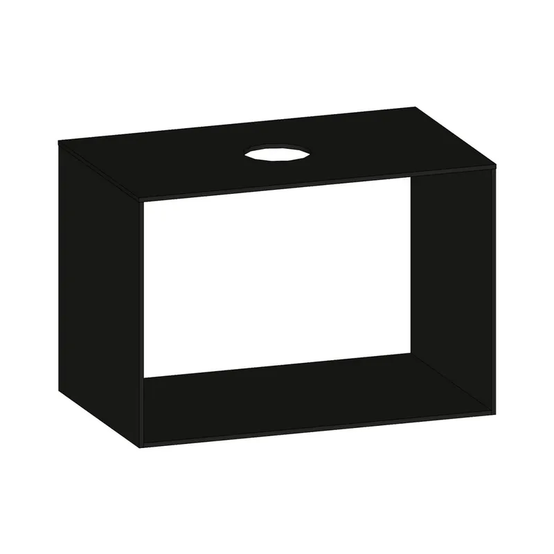 SCALIDO-Konsolenplatte m. Rahmen f Waschtisch US 822x560x510mm 1 Ausschn mittig Farbvar A