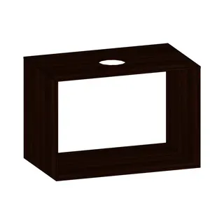 SCALIDO-Konsolenplatte m. Rahmen f Waschtisch US 822x560x510mm 1 Ausschn mittig Farbvar E