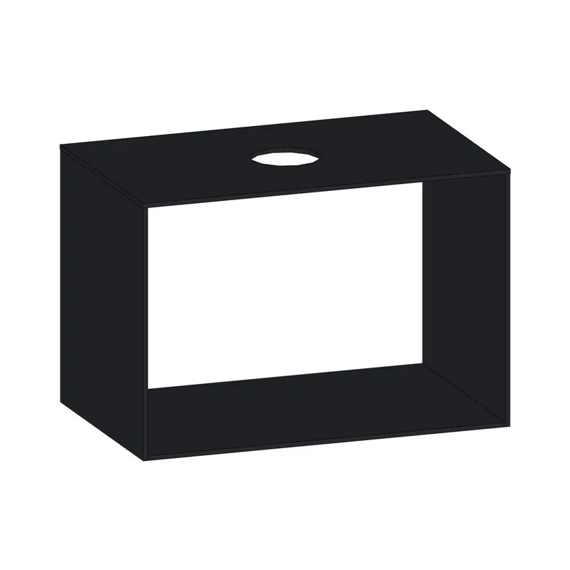 SCALIDO-Konsolenplatte m. Rahmen f Waschtisch US 822x560x510mm 1 Ausschn mittig Farbvar V
