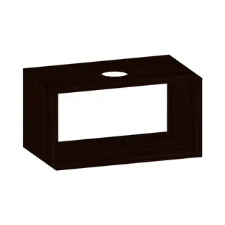 SCALIDO-Konsolenplatte m. Rahmen f Waschtisch US 822x430x510mm 1 Ausschn mittig Farbvar E