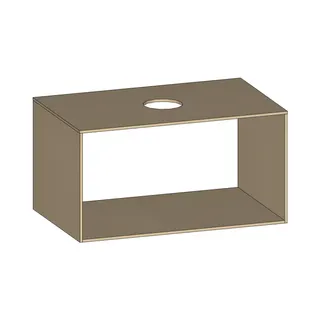 SCALIDO-Konsolenplatte m. Rahmen f Waschtisch US 822x430x510mm 1 Ausschn mittig Farbvar K