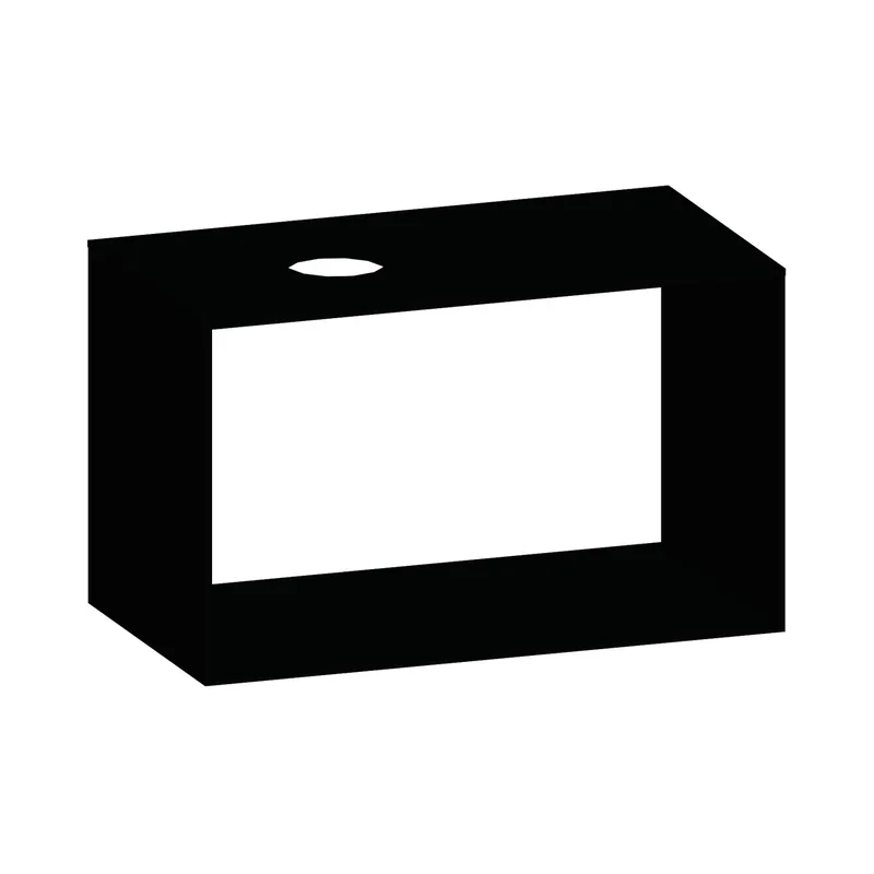 SCALIDO-Konsolenplatte m. Rahmen f Waschtisch US 922x560x510mm 1 Ausschn. links Farbvar V