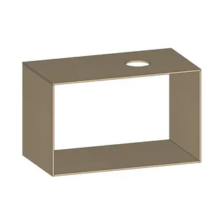 SCALIDO-Konsolenplatte m. Rahmen f Waschtisch US 922x560x510mm 1 Ausschn rechts Farbvar K