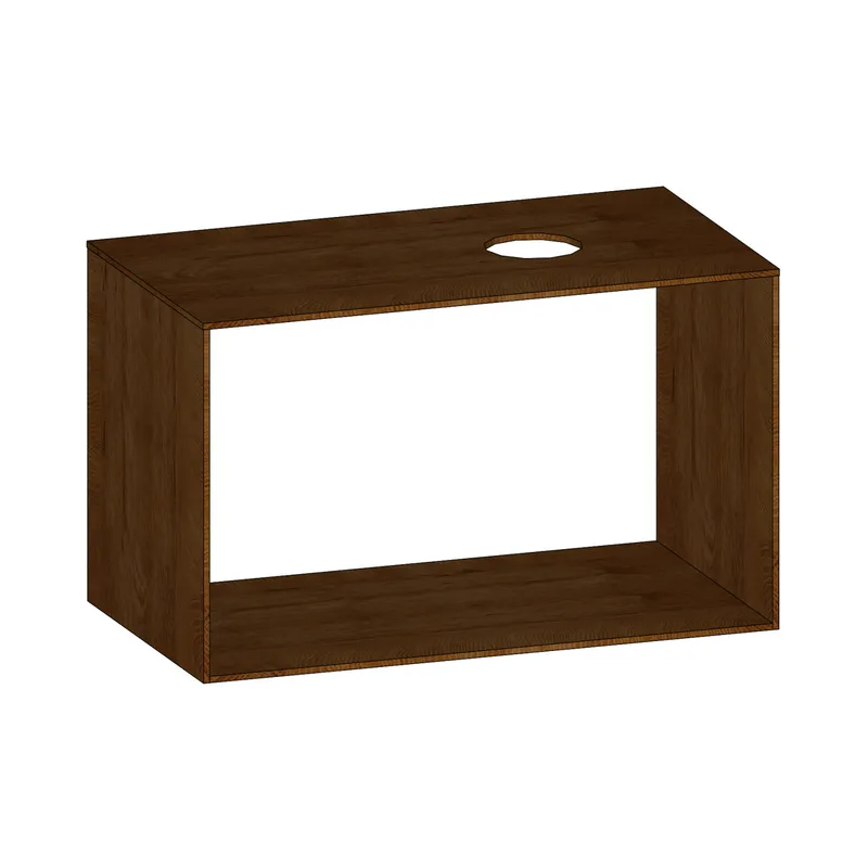 SCALIDO-Konsolenplatte m. Rahmen f Waschtisch US 922x560x510mm 1 Ausschn rechts Farbvar S