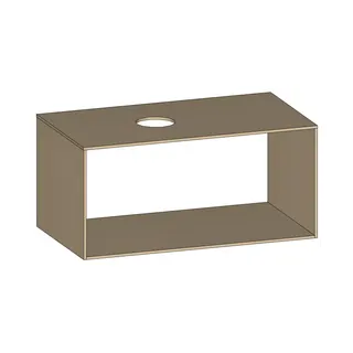 SCALIDO-Konsolenplatte m. Rahmen f Waschtisch US 922x430x510mm 1 Ausschn. links Farbvar K