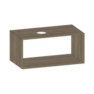 SCALIDO-Konsolenplatte m. Rahmen f Waschtisch US 922x430x510mm 1 Ausschn. links Farbvar N