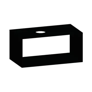 SCALIDO-Konsolenplatte m. Rahmen f Waschtisch US 922x430x510mm 1 Ausschn. links Farbvar V