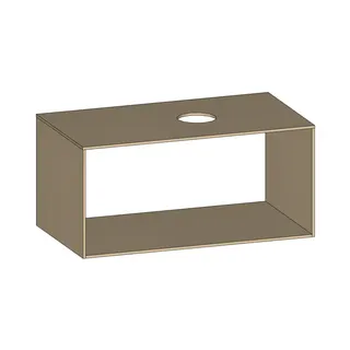 SCALIDO-Konsolenplatte m. Rahmen f Waschtisch US 922x430x510mm 1 Ausschn rechts Farbvar K