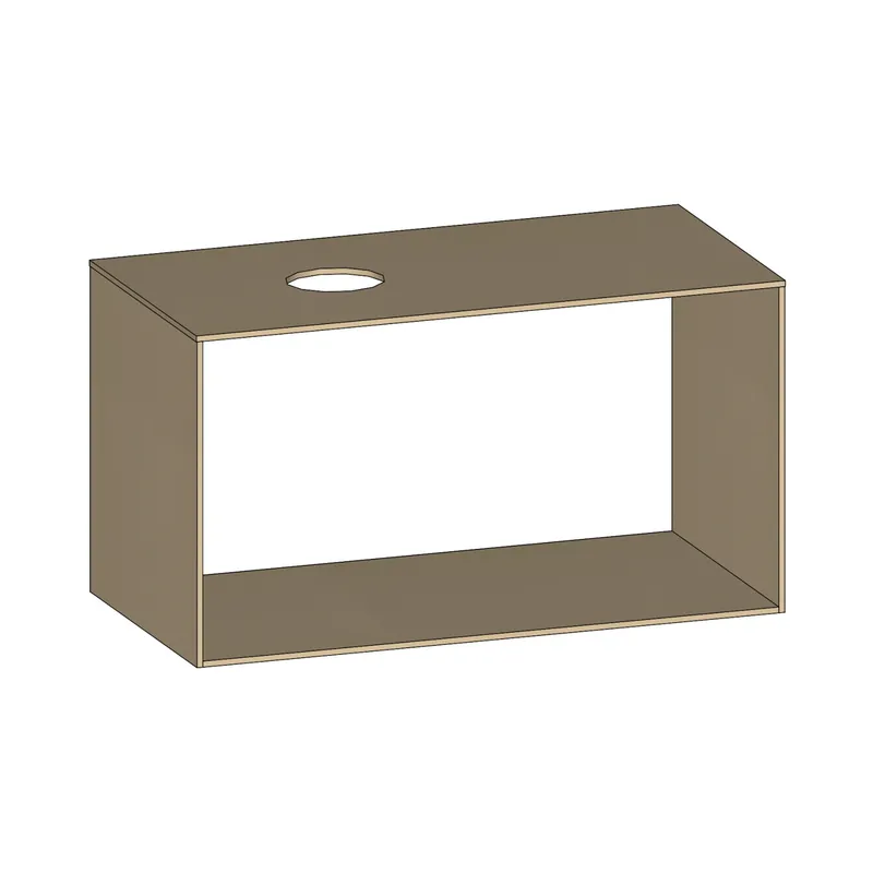 SCALIDO-Konsolenplatte m. Rahmen f Waschtisch US 1022x560x510mm 1 Ausschn links Farbvar K