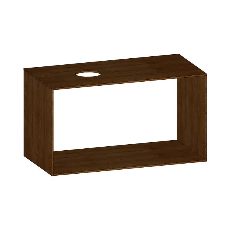 SCALIDO-Konsolenplatte m. Rahmen f Waschtisch US 1022x560x510mm 1 Ausschn links Farbvar S