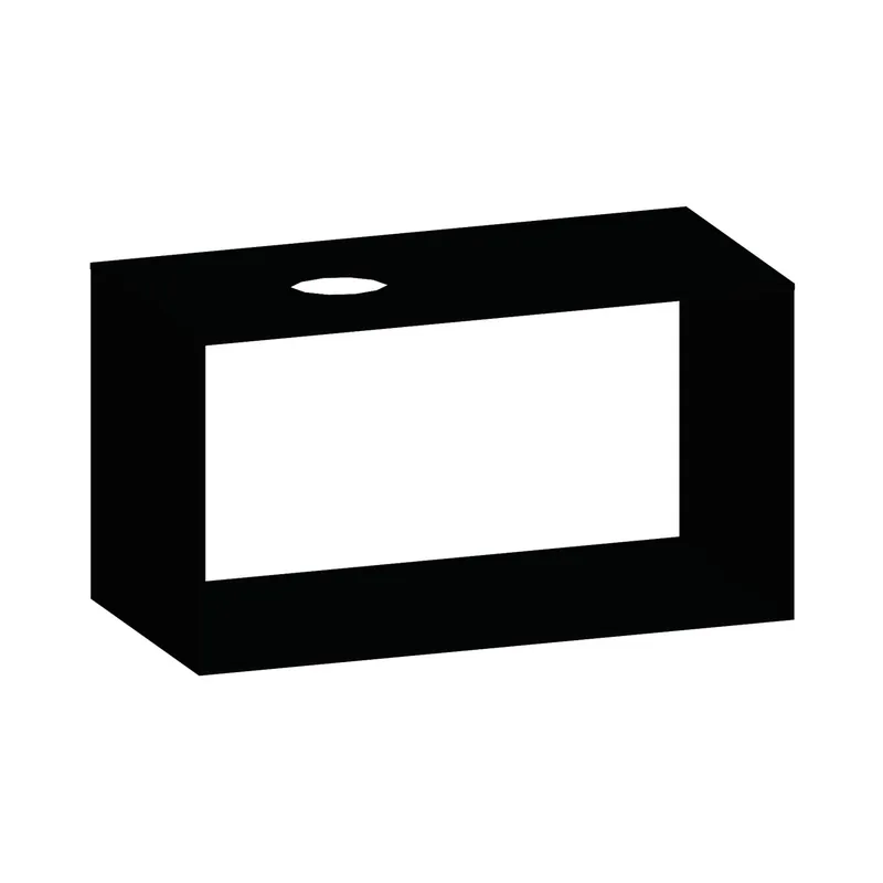 SCALIDO-Konsolenplatte m. Rahmen f Waschtisch US 1022x560x510mm 1 Ausschn links Farbvar V