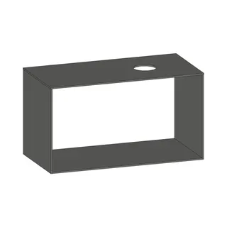 SCALIDO-Konsolenplatte m. Rahmen f Waschtisch US 1022x560x510mm 1 Aussch rechts Farbvar A