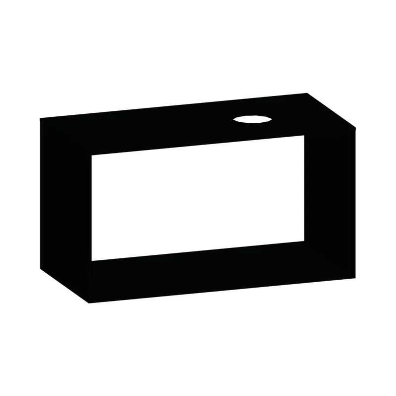 SCALIDO-Konsolenplatte m. Rahmen f Waschtisch US 1022x560x510mm 1 Aussch rechts Farbvar V
