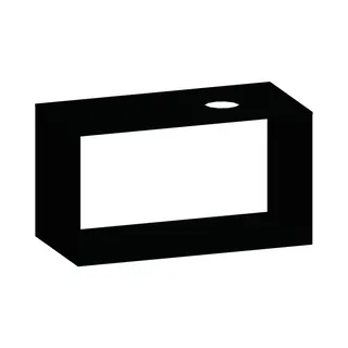 SCALIDO-Konsolenplatte m. Rahmen f Waschtisch US 1022x560x510mm 1 Aussch rechts Farbvar V