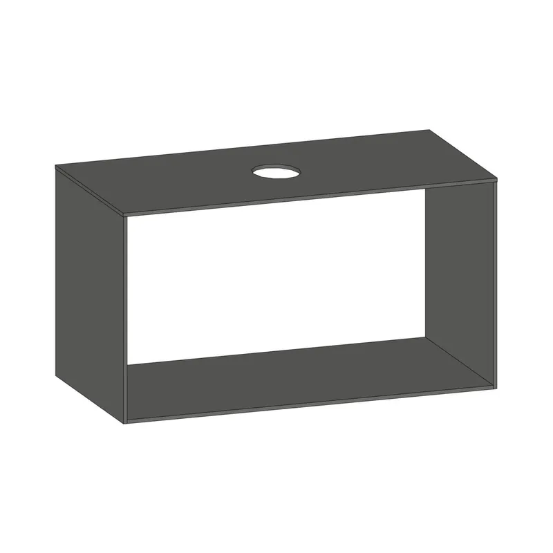 SCALIDO-Konsolenplatte m. Rahmen f Waschtisch US 1022x560x510mm 1 Aussch mittig Farbvar A