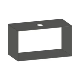 SCALIDO-Konsolenplatte m. Rahmen f Waschtisch US 1022x560x510mm 1 Aussch mittig Farbvar A