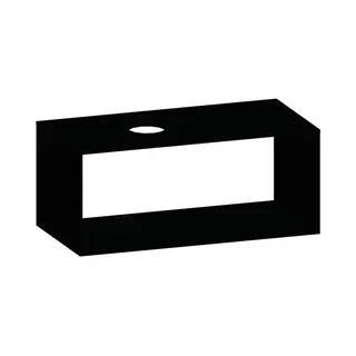 SCALIDO-Konsolenplatte m. Rahmen f Waschtisch US 1022x430x510mm 1 Ausschn links Farbvar V