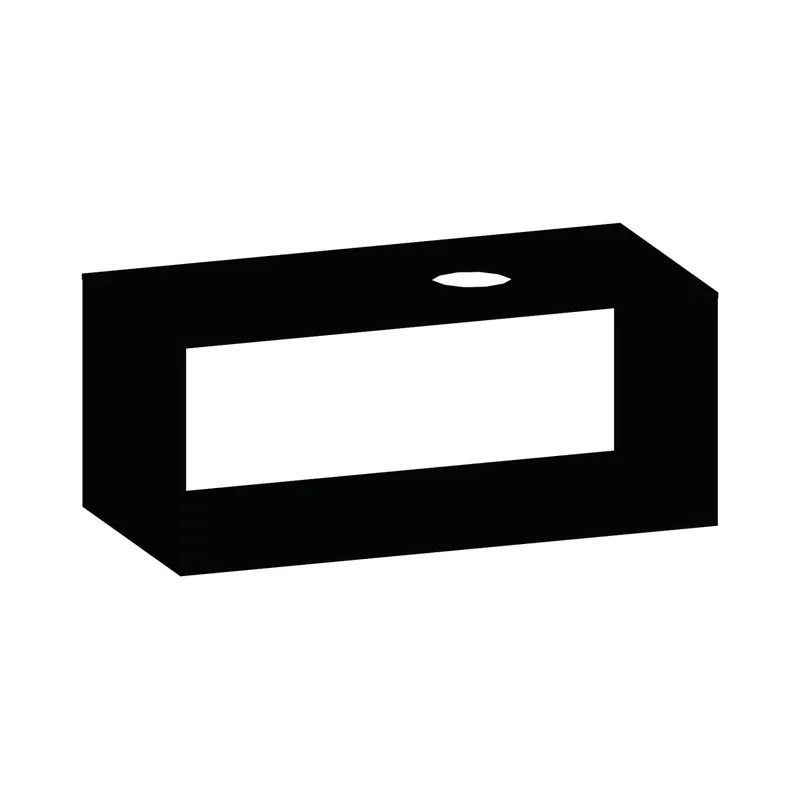SCALIDO-Konsolenplatte m. Rahmen f Waschtisch US 1022x430x510mm 1 Aussch rechts Farbvar V