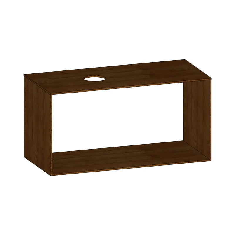 SCALIDO-Konsolenplatte m. Rahmen f Waschtisch US 1122x560x510mm 1 Ausschn links Farbvar S