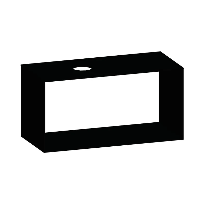 SCALIDO-Konsolenplatte m. Rahmen f Waschtisch US 1122x560x510mm 1 Ausschn links Farbvar V