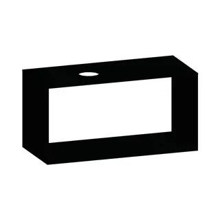 SCALIDO-Konsolenplatte m. Rahmen f Waschtisch US 1122x560x510mm 1 Ausschn links Farbvar V