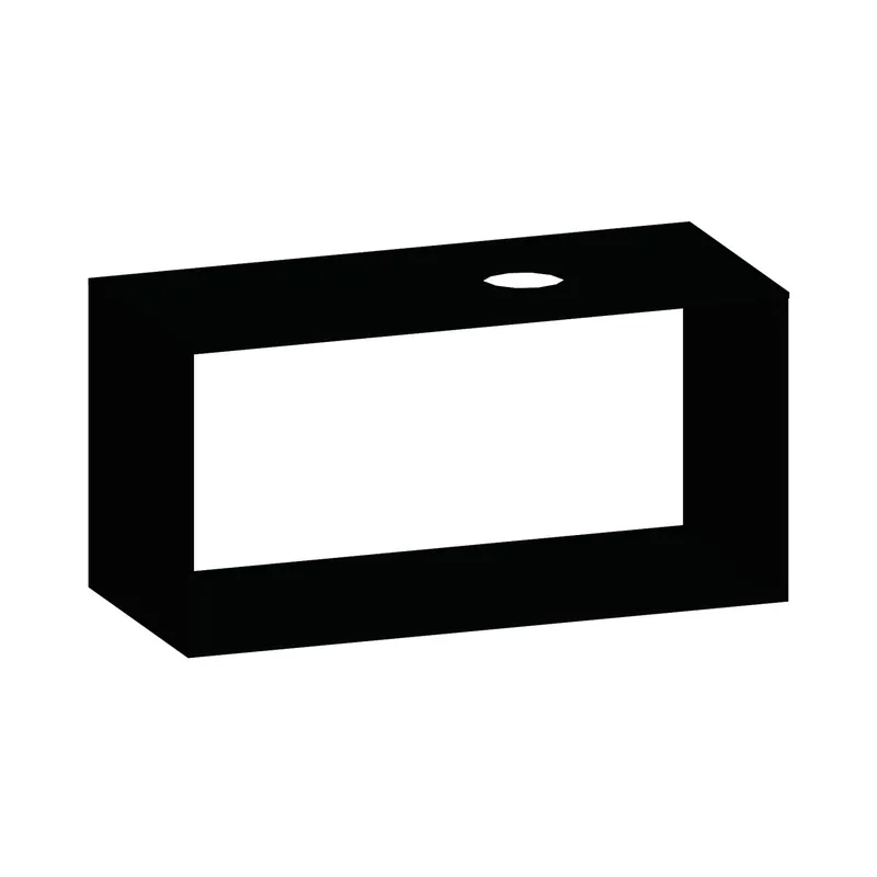 SCALIDO-Konsolenplatte m. Rahmen f Waschtisch US 1122x560x510mm 1 Aussch rechts Farbvar V