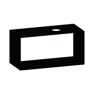 SCALIDO-Konsolenplatte m. Rahmen f Waschtisch US 1122x560x510mm 1 Aussch rechts Farbvar V