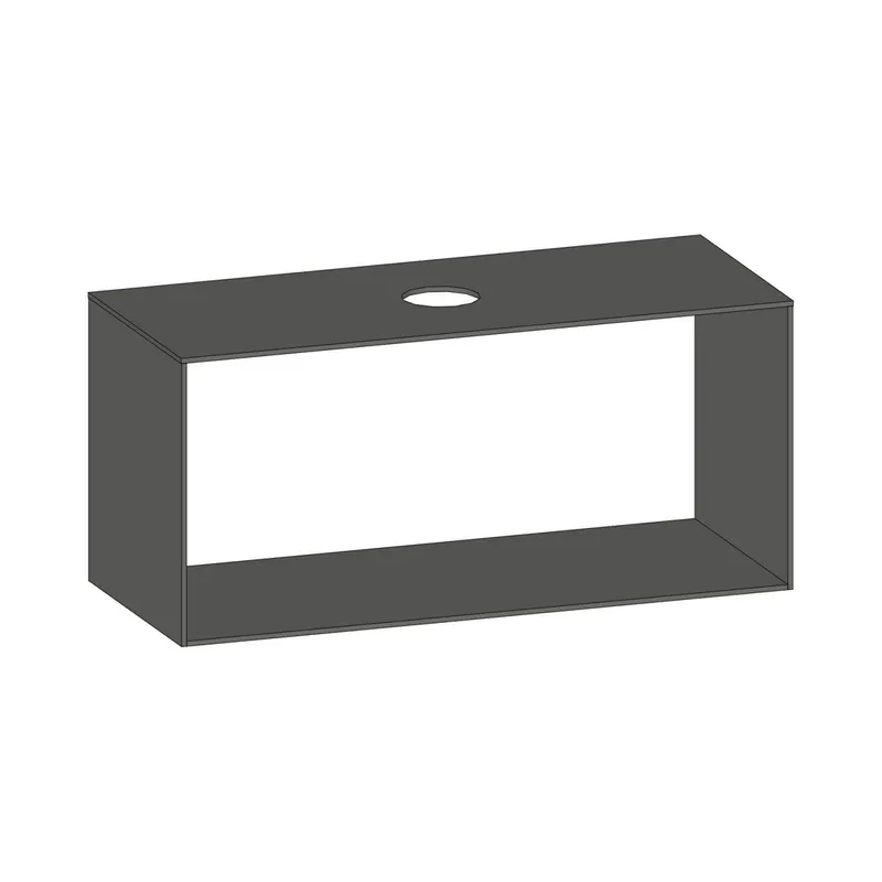 SCALIDO-Konsolenplatte m. Rahmen f Waschtisch US 1222x560x510mm 1 Aussch mittig Farbvar A