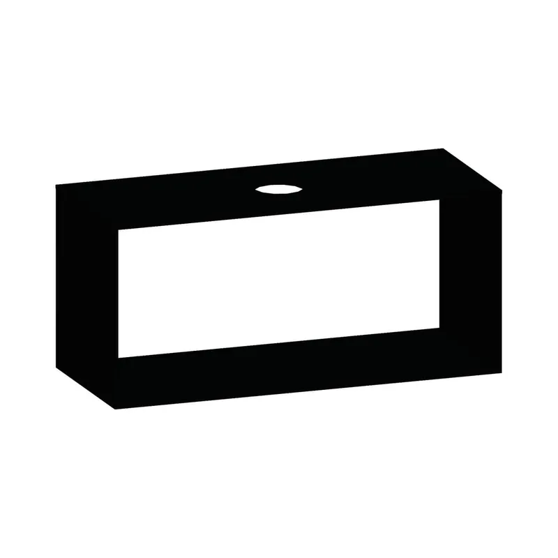 SCALIDO-Konsolenplatte m. Rahmen f Waschtisch US 1222x560x510mm 1 Aussch mittig Farbvar V