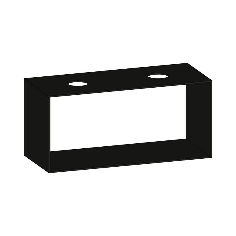 SCALIDO-Konsolenplatte m. Rahmen f Waschtisch US 1222x560x510mm 2 Ausschnitte Farbvar. A