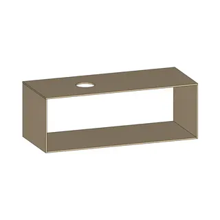 SCALIDO-Konsolenplatte m. Rahmen f Waschtisch US 1222x430x510mm 1 Ausschn links Farbvar K
