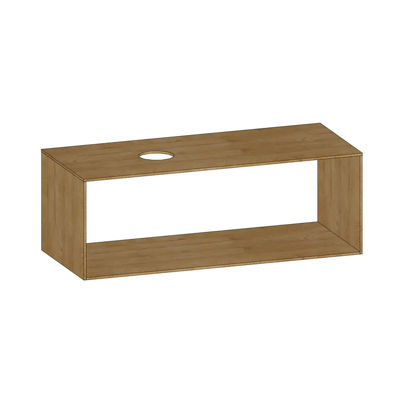 SCALIDO-Konsolenplatte m. Rahmen f Waschtisch US 1222x430x510mm 1 Ausschn links Farbvar S
