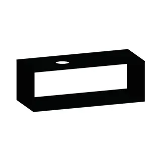 SCALIDO-Konsolenplatte m. Rahmen f Waschtisch US 1222x430x510mm 1 Ausschn links Farbvar V