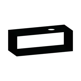 SCALIDO-Konsolenplatte m. Rahmen f Waschtisch US 1222x430x510mm 1 Aussch rechts Farbvar V