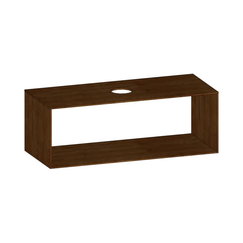 SCALIDO-Konsolenplatte m. Rahmen f Waschtisch US 1222x430x510mm 1 Aussch mittig Farbvar S