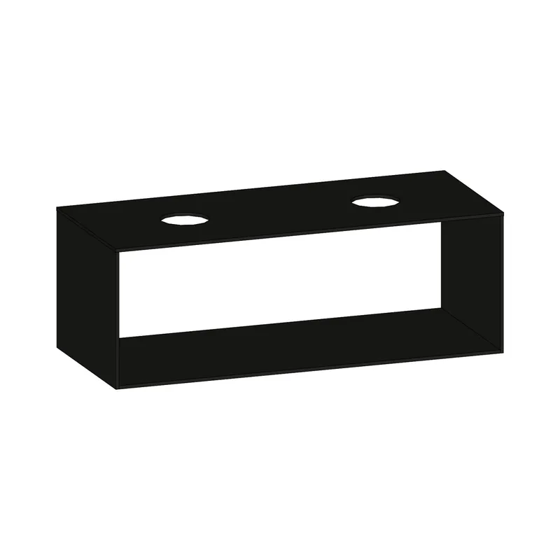 SCALIDO-Konsolenplatte m. Rahmen f Waschtisch US 1222x430x510mm 2 Ausschnitte Farbvar. A