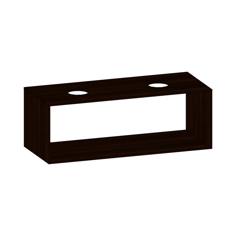 SCALIDO-Konsolenplatte m. Rahmen f Waschtisch US 1222x430x510mm 2 Ausschnitte Farbvar. E