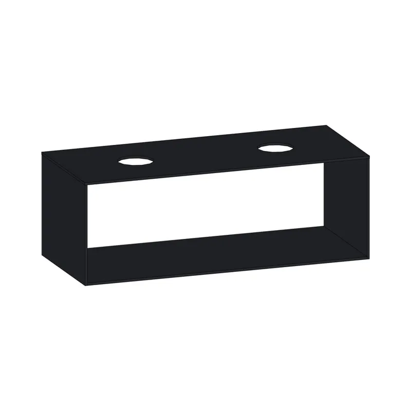 SCALIDO-Konsolenplatte m. Rahmen f Waschtisch US 1222x430x510mm 2 Ausschnitte Farbvar. V