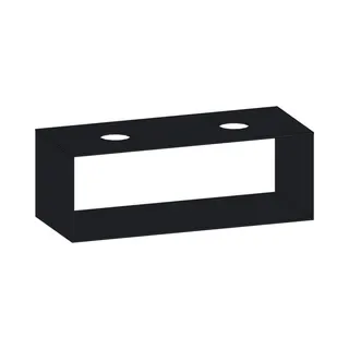 SCALIDO-Konsolenplatte m. Rahmen f Waschtisch US 1222x430x510mm 2 Ausschnitte Farbvar. V