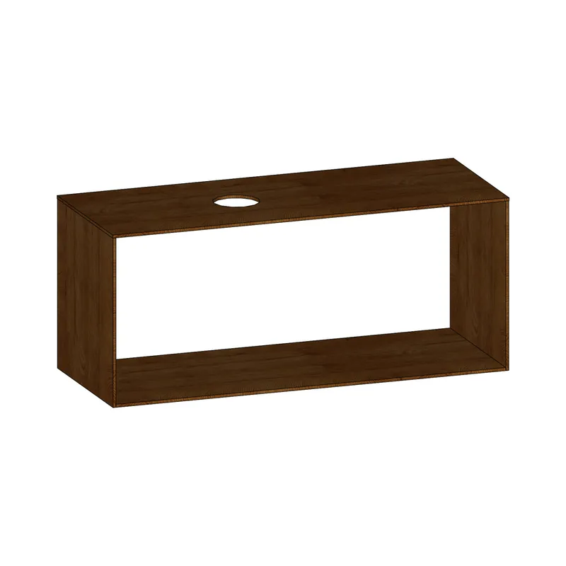 SCALIDO-Konsolenplatte m. Rahmen f Waschtisch US 1322x560x510mm 1 Ausschn links Farbvar S