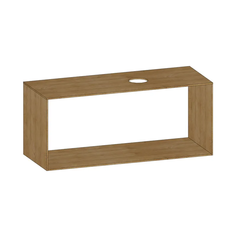 SCALIDO-Konsolenplatte m. Rahmen f Waschtisch US 1322x560x510mm 1 Aussch rechts Farbvar S
