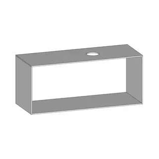 SCALIDO-Konsolenplatte m. Rahmen f Waschtisch US 1322x560x510mm 1 Aussch rechts Farbvar W