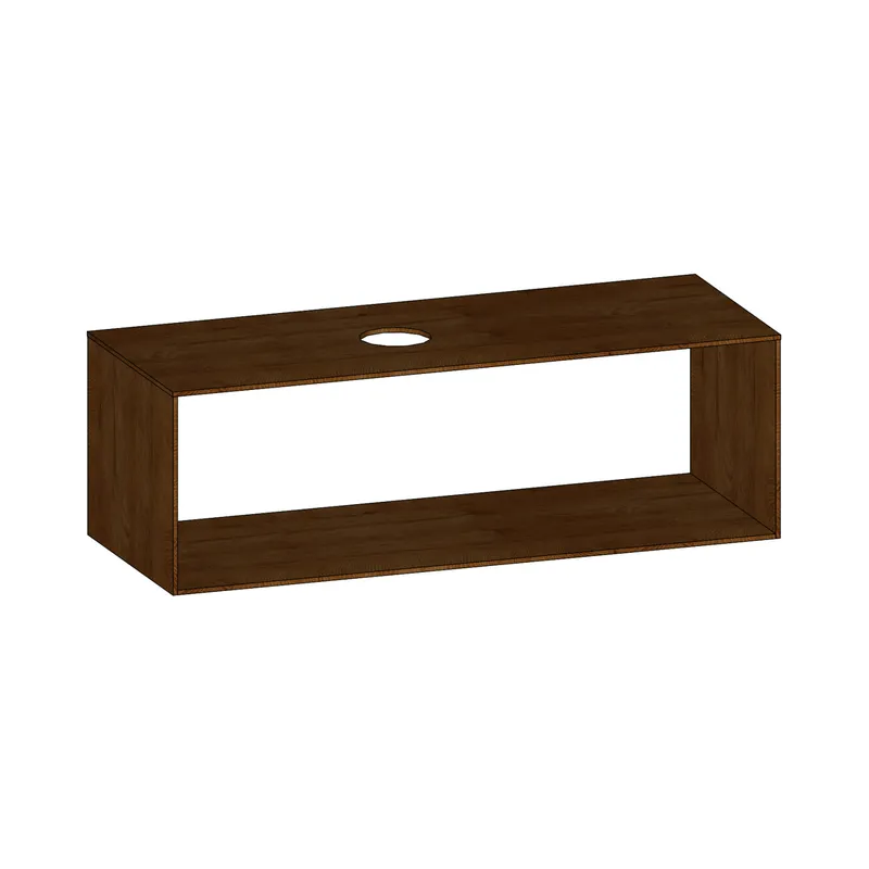 SCALIDO-Konsolenplatte m. Rahmen f Waschtisch US 1322x430x510mm 1 Ausschn links Farbvar S