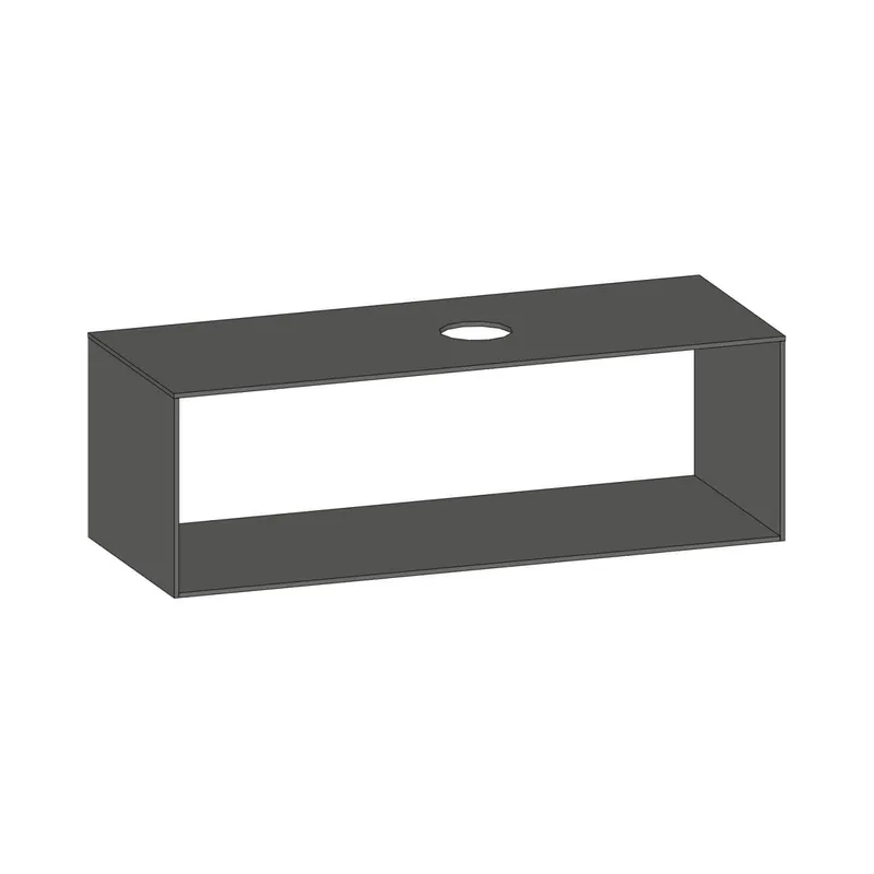 SCALIDO-Konsolenplatte m. Rahmen f Waschtisch US 1322x430x510mm 1 Aussch rechts Farbvar A