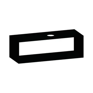 SCALIDO-Konsolenplatte m. Rahmen f Waschtisch US 1322x430x510mm 1 Aussch rechts Farbvar V