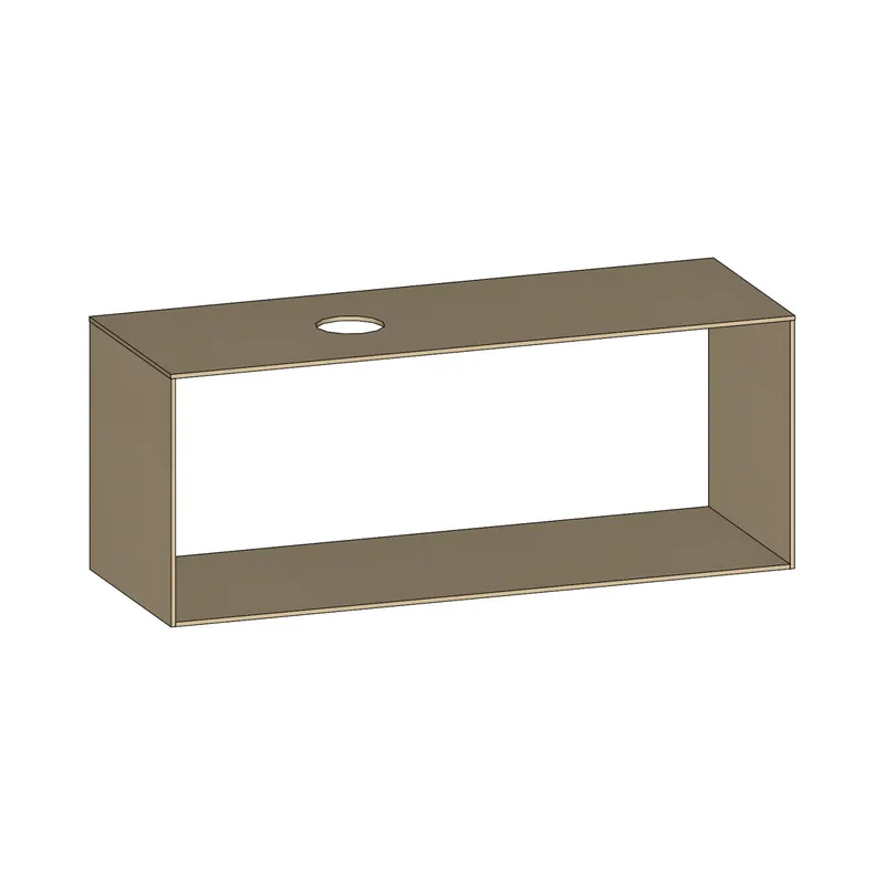 SCALIDO-Konsolenplatte m. Rahmen f Waschtisch US 1422x560x510mm 1 Ausschn links Farbvar K