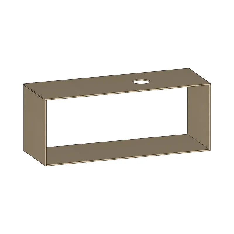SCALIDO-Konsolenplatte m. Rahmen f Waschtisch US 1422x560x510mm 1 Aussch rechts Farbvar K
