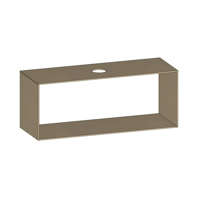 SCALIDO-Konsolenplatte m. Rahmen f Waschtisch US 1422x560x510mm 1 Aussch mittig Farbvar K