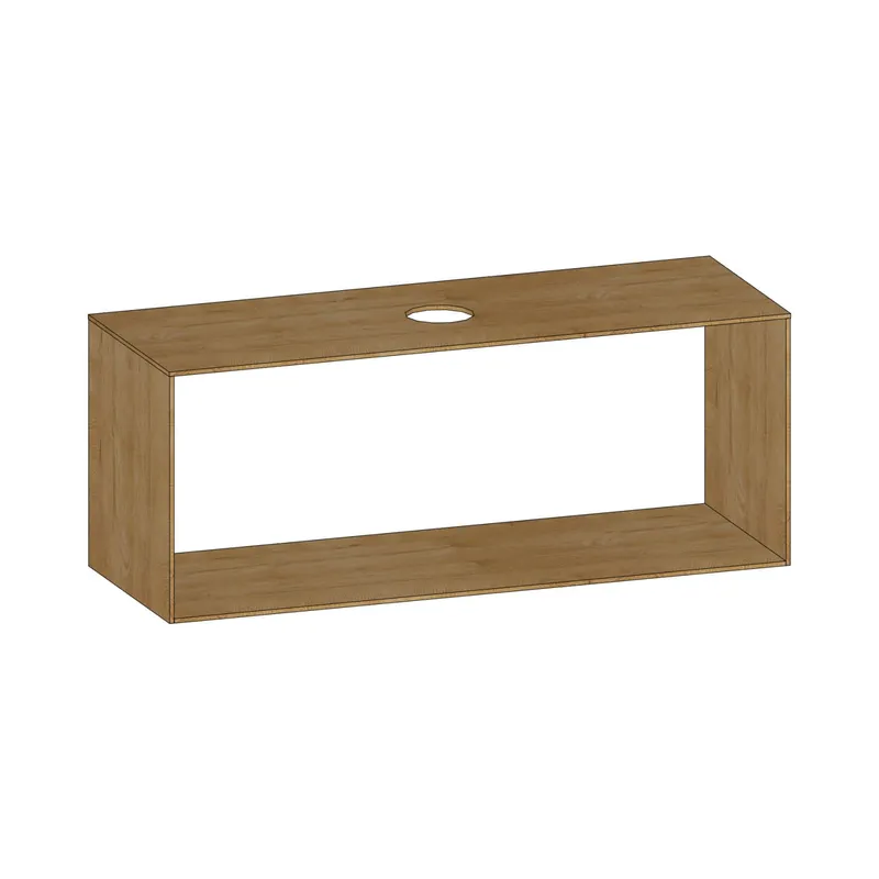 SCALIDO-Konsolenplatte m. Rahmen f Waschtisch US 1422x560x510mm 1 Aussch mittig Farbvar S