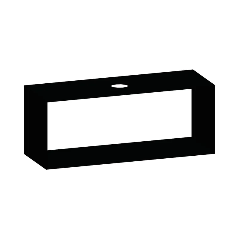 SCALIDO-Konsolenplatte m. Rahmen f Waschtisch US 1422x560x510mm 1 Aussch mittig Farbvar V